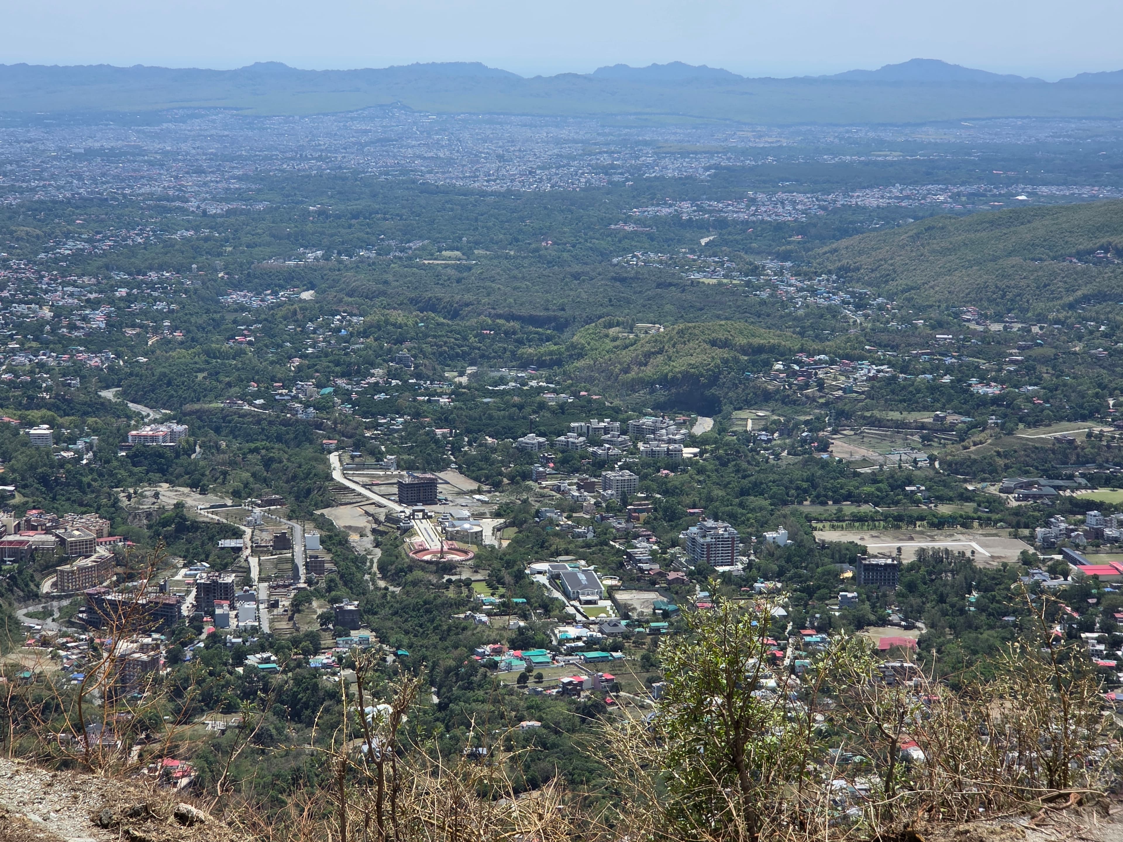 Panoramic view of Dehradun valley